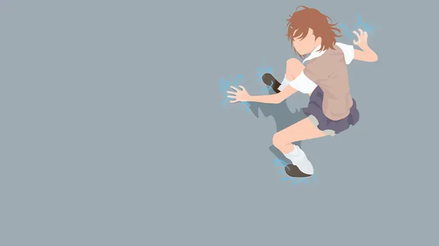 Toaru majutsu index nélkül - Mikoto Misaka 4K háttérkép