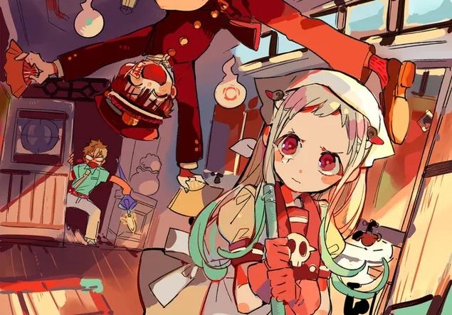 地縛少年花子くん！・花子くん、八代寧々、源光 2K 壁紙の