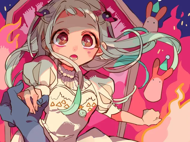 هاناکو کان با توالت: ننه یاشیرو کاغذدیواری  HD