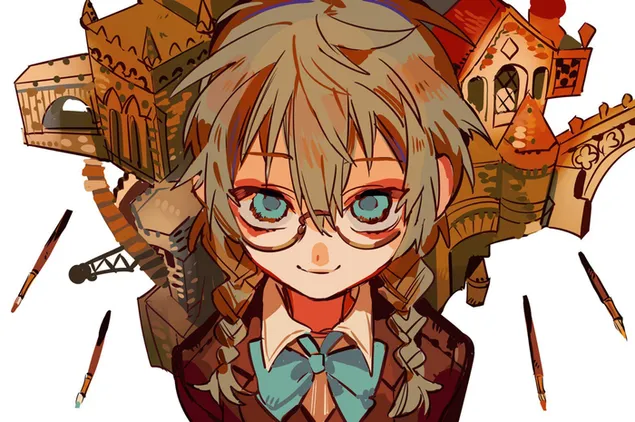 上厕所花子君 : Shijima Mei HD 壁纸