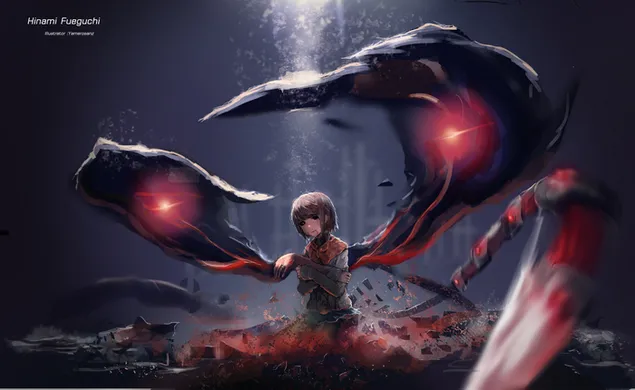 东京食尸鬼 - Hinami Fueguchi (Sorrowful Cry) 2K 壁纸