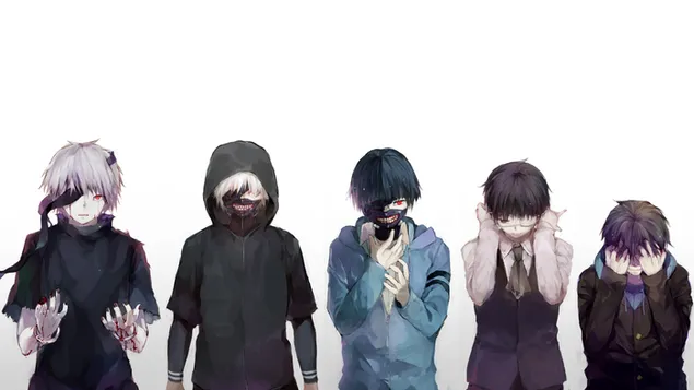 Tokyo Ghoul - Kaneki Ken Evolution 2K טפט