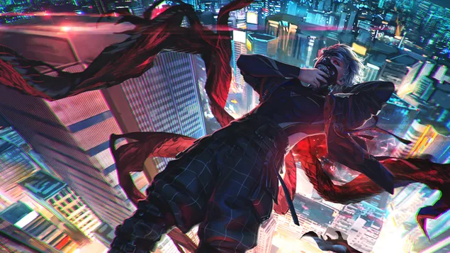 Tokyo Ghoul - Ken Kaneki Kagune Control 4K tapeta