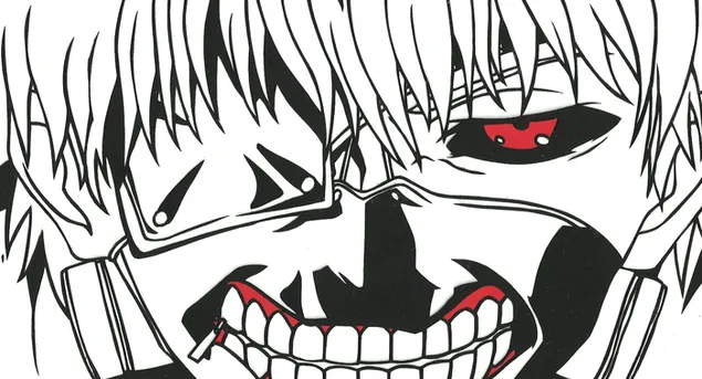 Tokyo Ghoul: Ken Kaneki (מלך עין אחת) 2K טפט