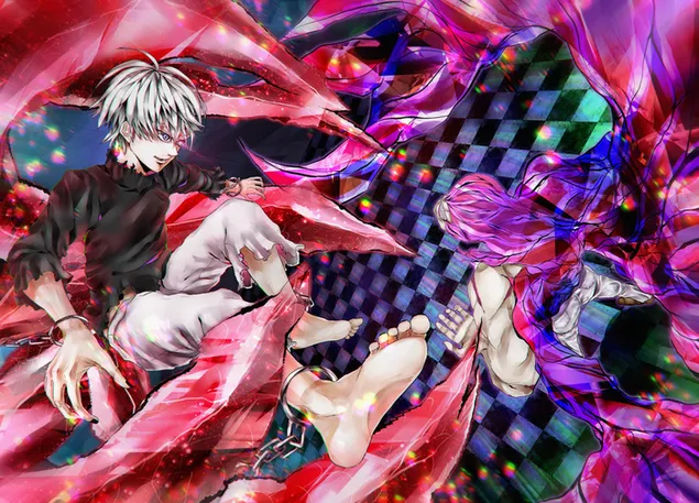 توکیو غول - کن کانکی و یاکومو اوموری کاغذدیواری  HD