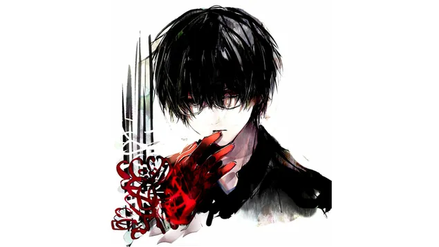 Tokyo Ghoul Re: - Ken Kaneki, Kakuja Hand 4K baggrundsbillede