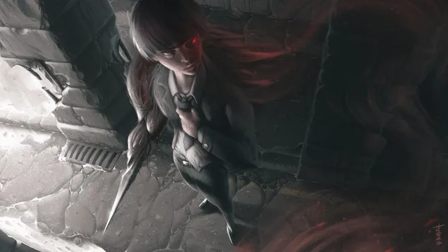 Tokyo Ghoul Re: - Kuki Urie, a Quinx osztag tagja HD háttérkép