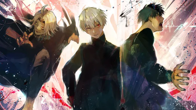 tokyo ghoul:re - seidou takizawa, ken kaneki e koutarou amon scarica