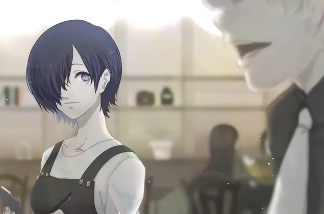 Tokyo Ghoul Re: – Touka Kirishima i Haise Sasaki 2K tapeta