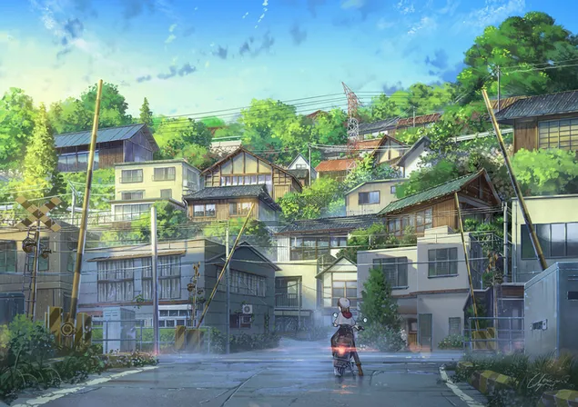 Konoha Village Rooftops Clouds Anime HD Wallpapers  Desktop and Mobile  Images  Photos