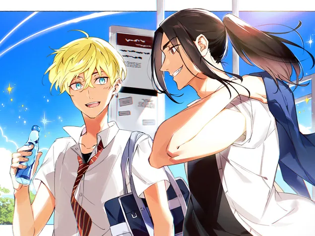 Шпалери Токійські месники Кейсуке Баджі та Чіфую Мацуно 4K