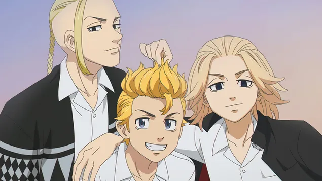 tokyo revengers - ken ryuuguuji, takemichi hanagaki i manjirou sano pobierz