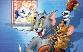 hudebni scena kreslenych postavicek tom a jerry stahnout