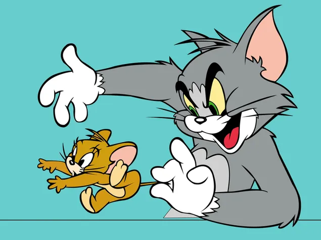 Tom vangt Jerry 2K achtergrond
