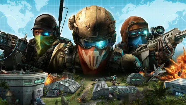 Tom Clancy's Ghost Recon: Future Soldier PSP igra. 2K pozadina