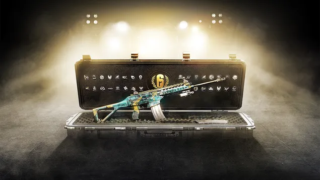 Профессиональная лига Tom Clancy's Rainbow Six Осада — скин для оружия 4K обои