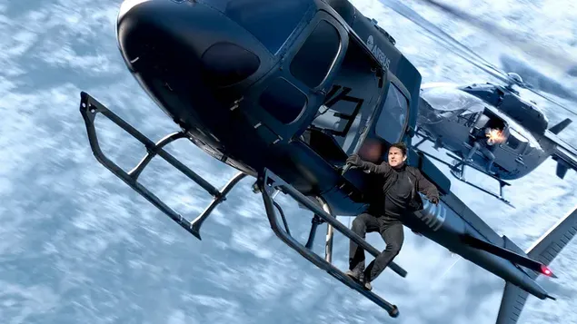 Tom Cruise Helikopter Stunt HD Tapeten