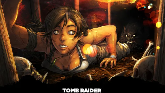 Igra Tomb Raider Square Enix 2K ozadje