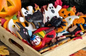 Tapeta Zubaté halloweenské pamlsky 4K
