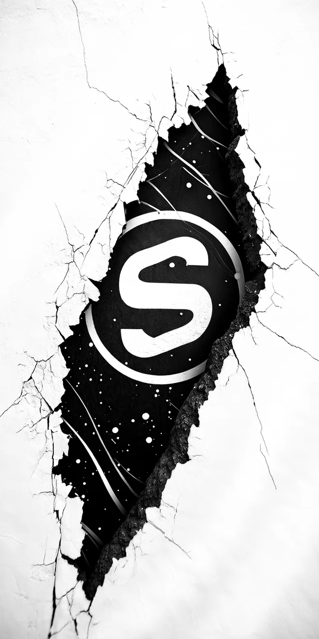 Kozmik Bir Galaksi Sembolünü Ortaya Çıkaran Yırtık Kağıt 2K duvar kağıdı