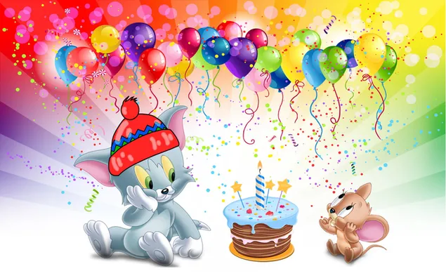 Torte zum ersten Geburtstag von Tom und Jerry