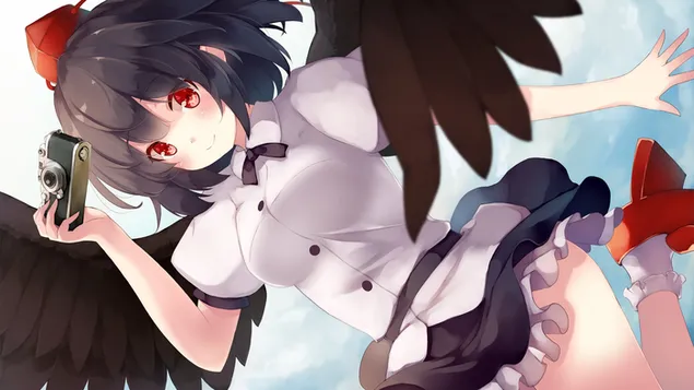 Touhou - Aya Shameimaru HD imagine de fundal