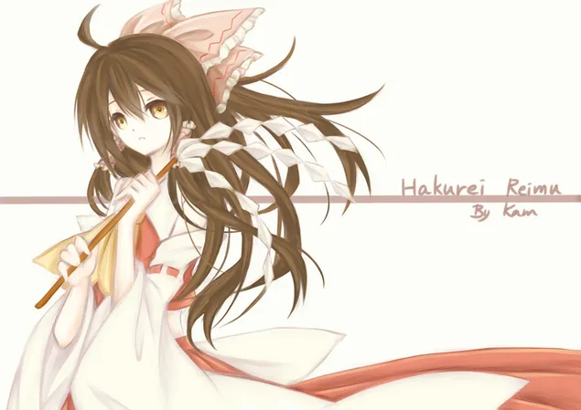 東方 - 博麗霊夢 2K 壁紙