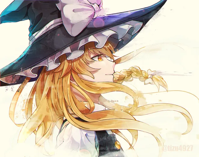 Touhou : Marisa Kirisame 2K bakgrunn