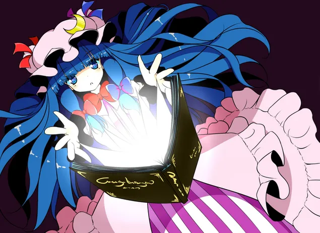 Touhou - Paczuli HD tapeta