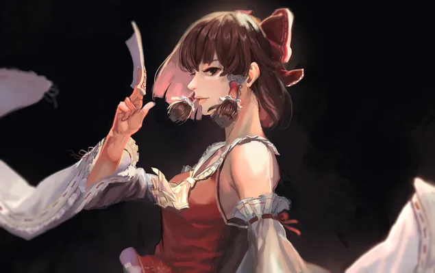 Tapeta Touhou - Panna svatyně Reimu Hakurei 2K