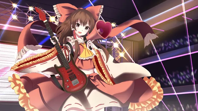 Taustakuva Touhou: Reimu Hakurei 4K