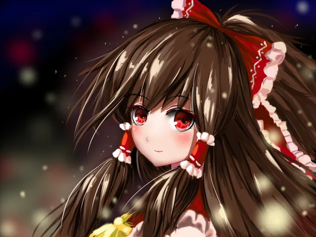 Taustakuva Touhou - Reimu Hakurei 4K