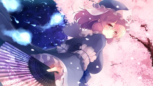 Taustpilt Touhou – Yuyuko Saigyouji HD