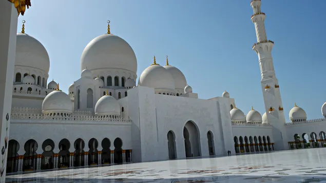 Toeristische bestemming in Abu Dhabi VAE, Grote Moskee download