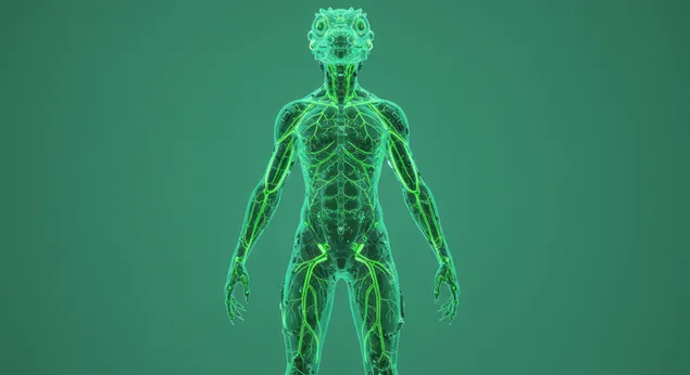 نعناع سمی سنتینل (زمینه سبز نعناعی خالص) کاغذدیواری  4K