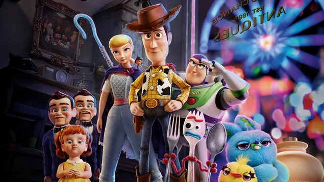 Toy Story 4 Película 4K fondo de pantalla