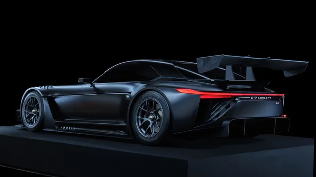 トヨタ GR GT3 コンセプト 2022 背面と側面図