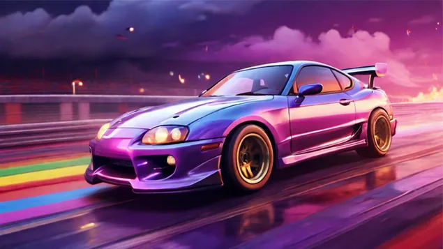 descarcare toyota supra pe pista