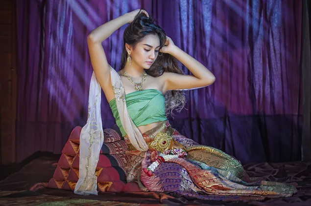 traje tradicional tailandés