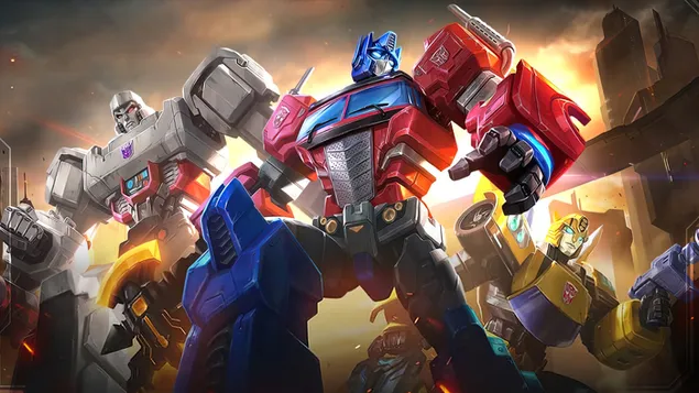 Transformers 'Optimus Prime'-skinset - Mobile Legends (ML) 4K achtergrond