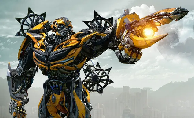 Transformers: The Last Knight - Bumblebee 4K achtergrond