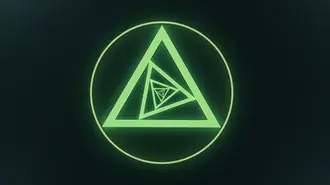 Triangle dans le triangle 4K fond d'écran