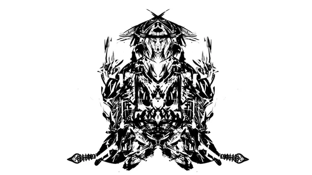 Genties vienuolis 4K ekrano užsklanda