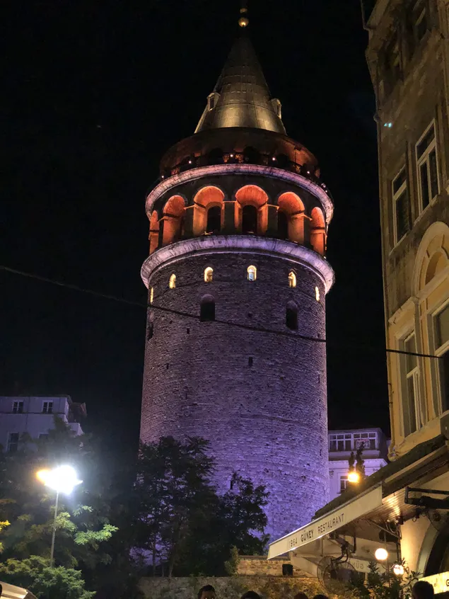 Преземете Турција Истанбул Галата копнена ноќ