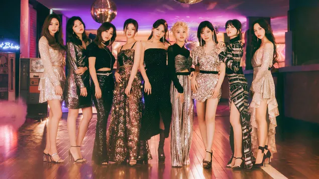 twice girl music group girls in beautiful dresses download