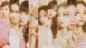 Шпалери Чудові учасники Twice (K-Pop Band) у зйомці MV «Feel Special». 8K
