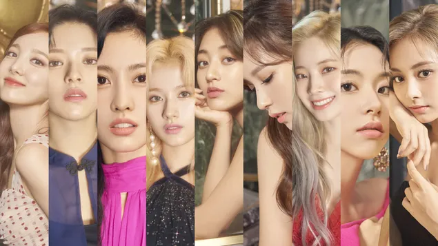 Páipéar balla Dhá uair (K-Pop Band) Baill i 'Feel Special' MV [The Album] Shoot8K