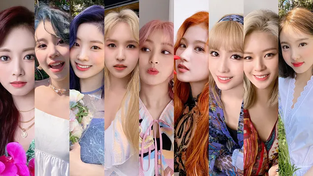 Páipéar balla Dhá uair [K-Pop Band] Baill i nGrianghrafadóireacht ‘More & More’ MV (2020).4K