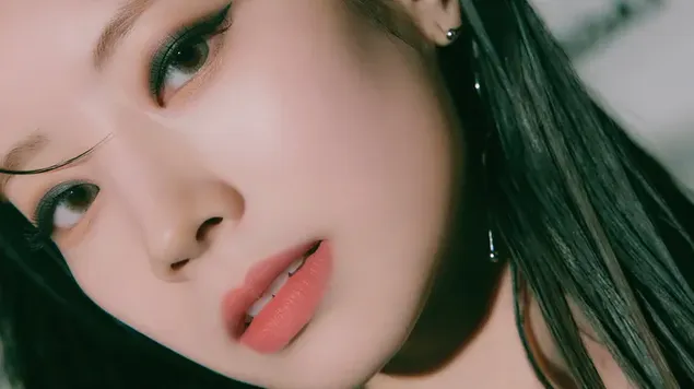 TWICE dalībnieks Dahjuns filmā “Runā, ka runā” MV (1. koncepcija) fotosesijā 4K fona tapete