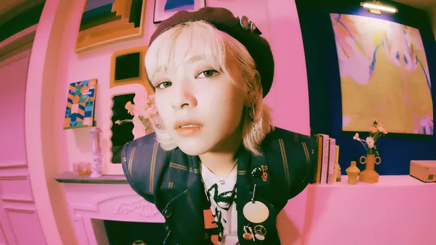 TWICE's Jeongyeon am 'The Feels' MV Photoshoot 4K Tapeten